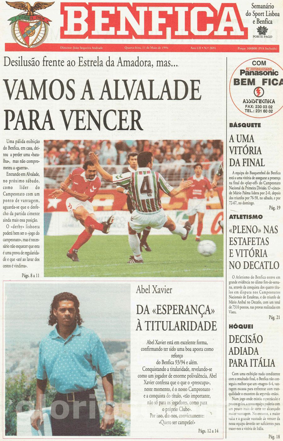 jornal o benfica 2691 1994-05-11